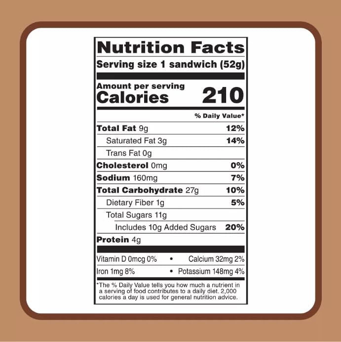 Uncrustables Frozen Chocolate Hazelnut Spread Sandwich - 28 Count (4 per Pack, Pack of 7) | Quick Breakfast & School Lunch for Kids | No Crust PB&J Alternative