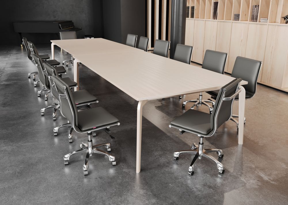 Premium Armless Leather Office Chair by ZUO - Ergonomic Executive Desk Chair for Home & Office Workspace - Perfect for Modern Offices, Study Rooms & Workspaces