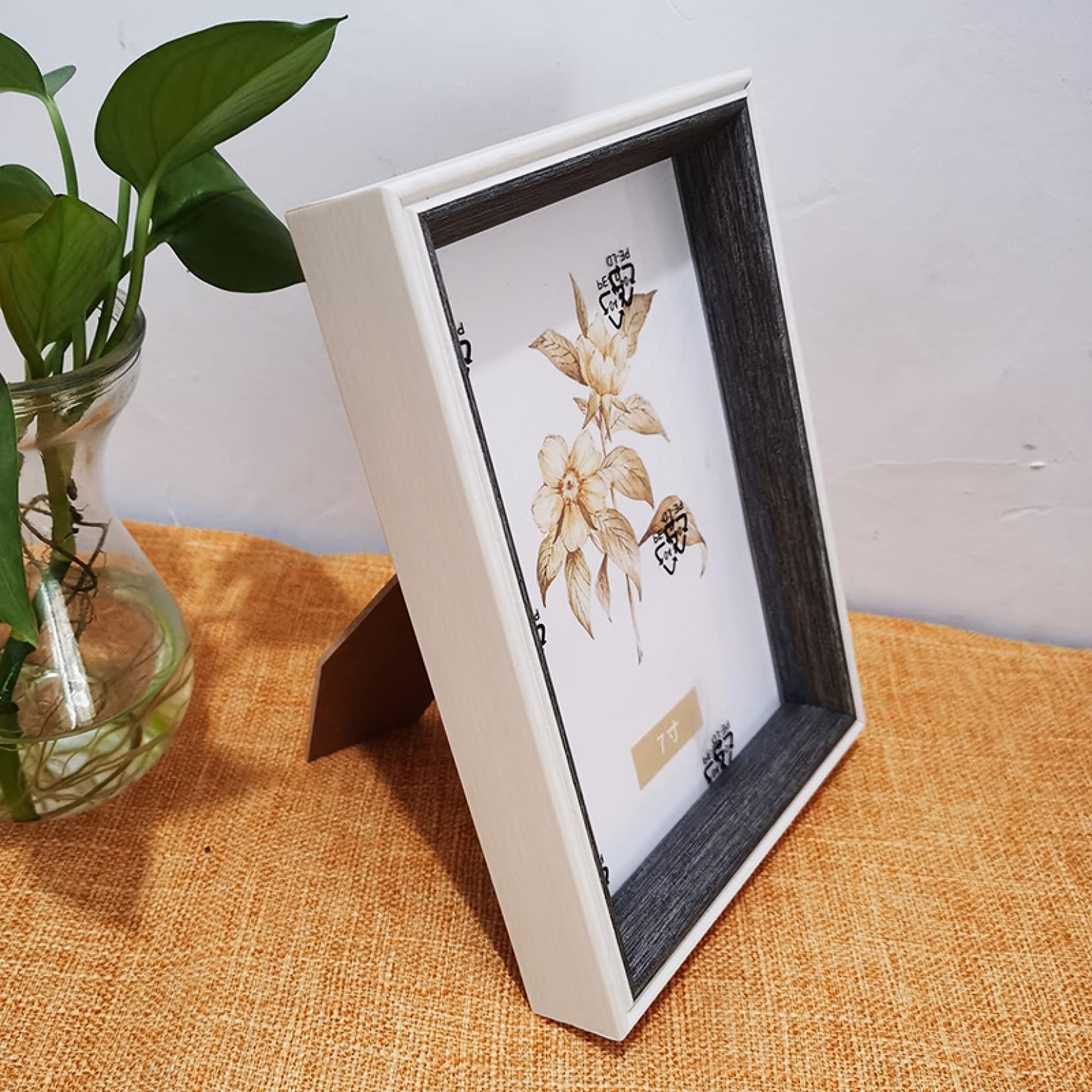 Nordic Simple Photo Frame - Plastic Glass Picture Frames for Wall Hanging, Home Decor, Poster Display - Perfect for Living Room, Bedroom & Office Decorations