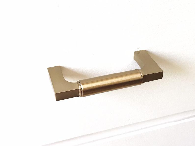 Paris Champagne Bronze Drawer Pulls and Knobs - Elegant Cabinet Hardware for Kitchen, Bathroom & Furniture (Set of 10) - Perfect for Home Renovation and DIY Projects