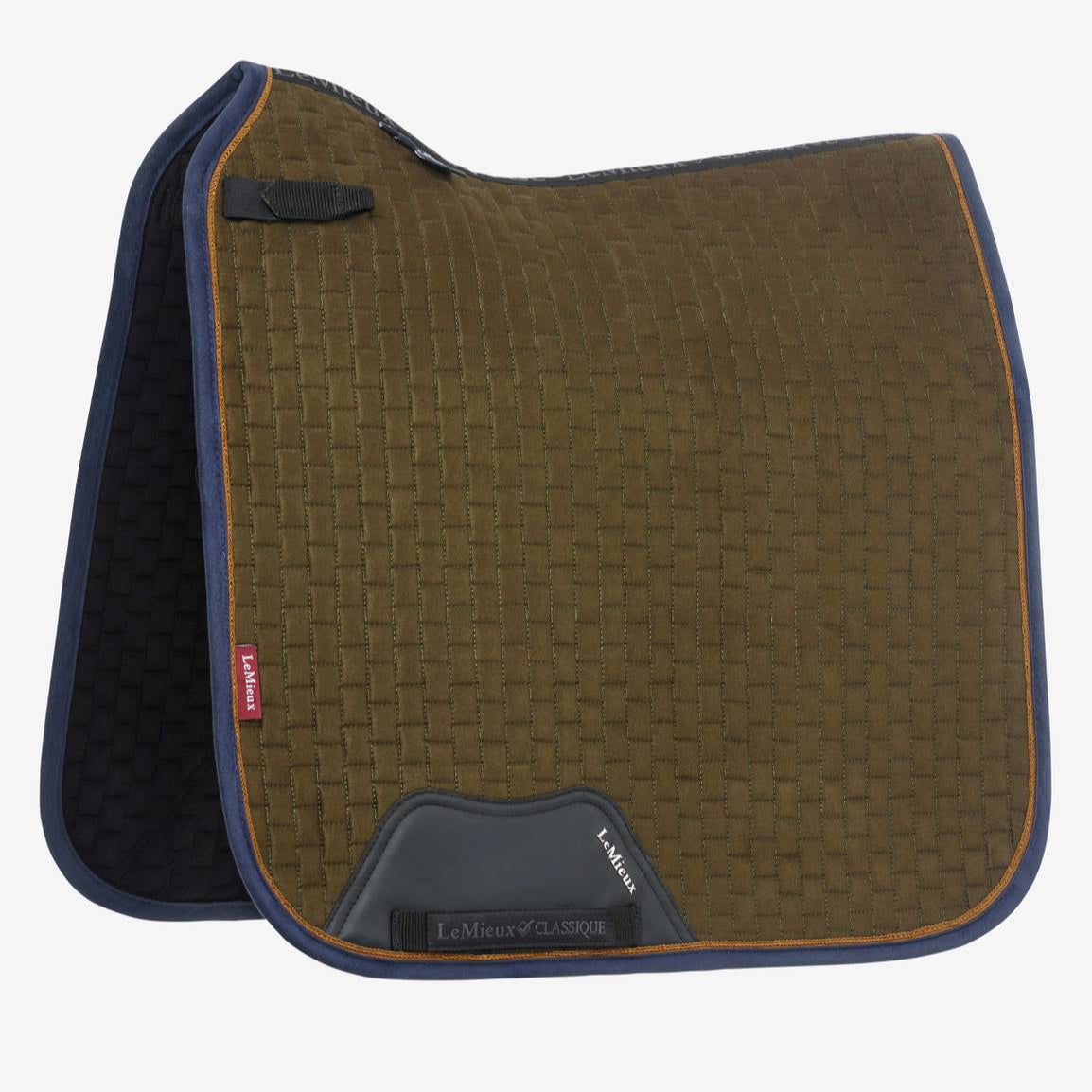 Premium LeMieux Suede Dressage Square Saddle Pad for Horses - Comfortable & Breathable Riding Pad for Training & Competition - Perfect for English Equestrian Riders