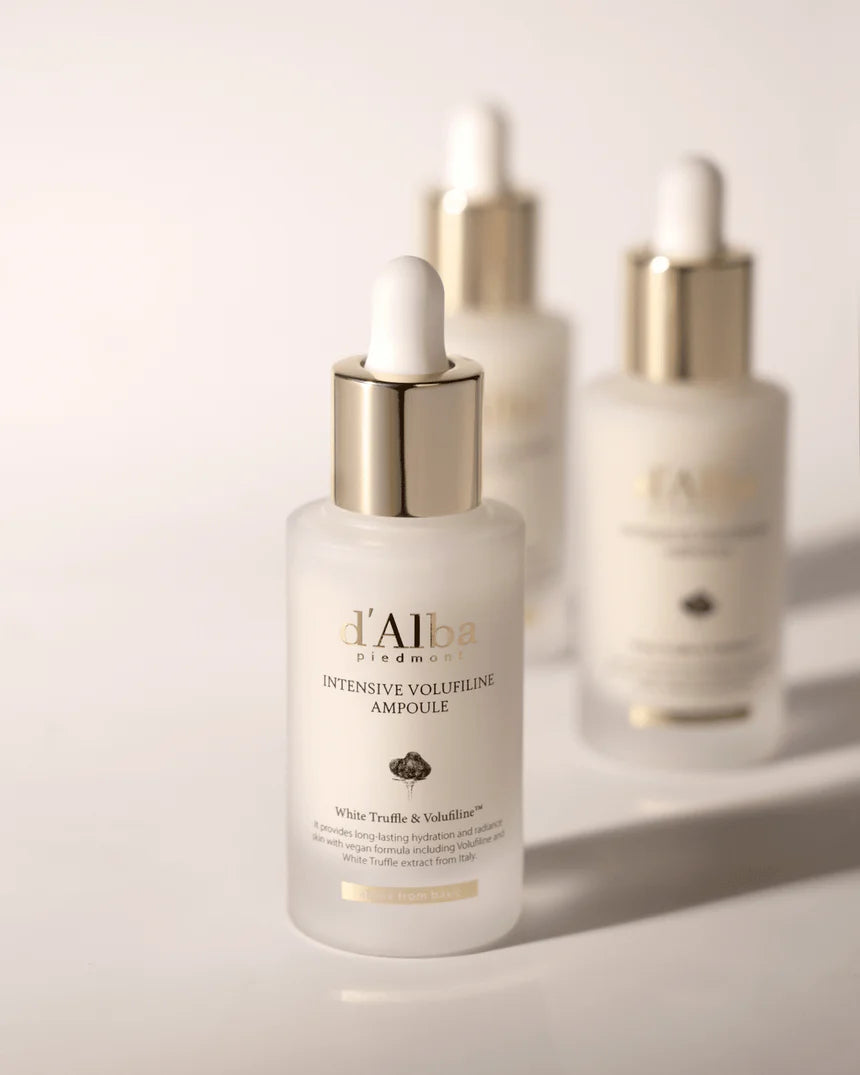 d'Alba White Truffle Intensive Volufiline Ampoule 30ml/50ml - Korean Skin Care for Hydration & Anti-Aging - Perfect for Night Routine & Dry Skin Treatment