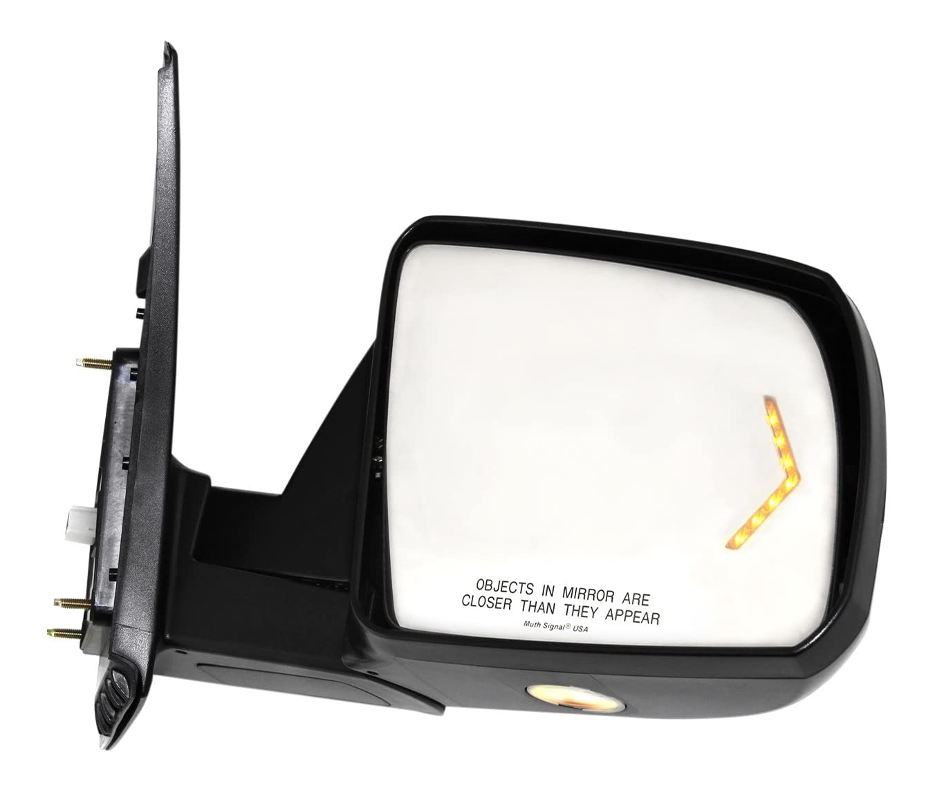 Garage-Pro Heated Power Glass Side Mirror with In-Glass Signal Light Compatible with 2007-2013 Toyota Tundra & 2008-2013 Sequoia (Passenger Side) - Perfect for Winter Driving and Enhanced Safety