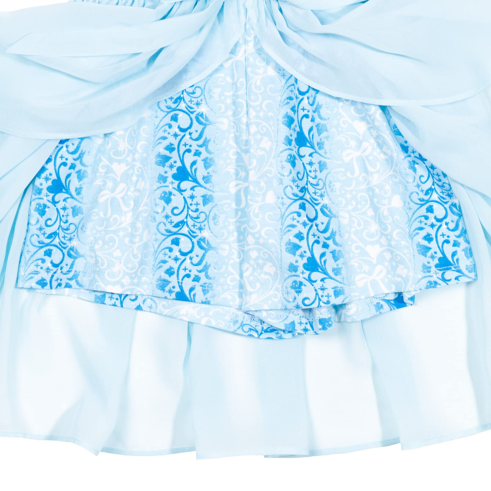 Disney Princess Girls Romper with Skirt Overlay - Cute Toddler to Big Kid Outfit for Birthday, Party & Dress Up Play | Soft Cotton Playwear for Infants & Children