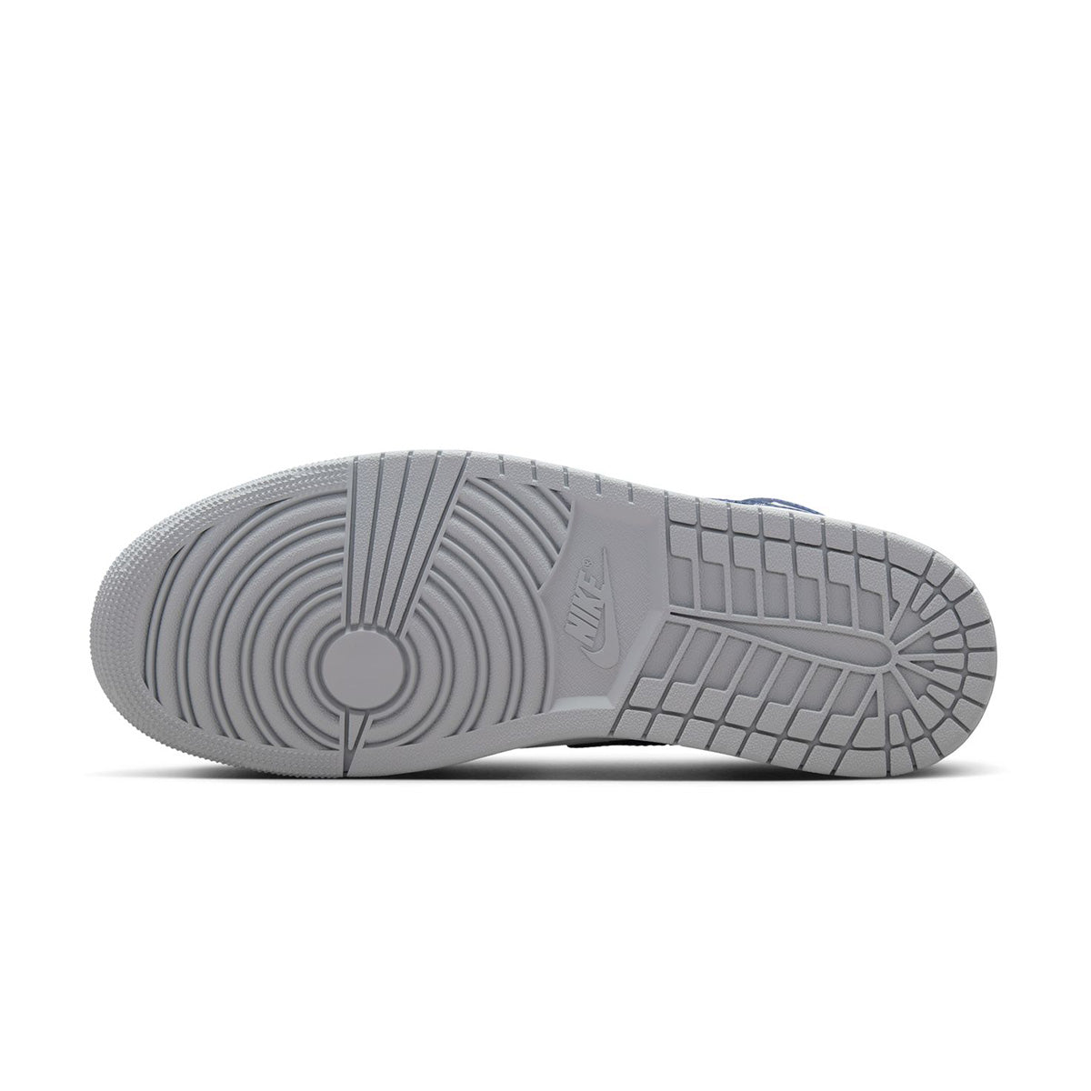 Air Jordan 1 Mid 'Wolf Grey Midnight Navy' Men's Basketball Shoes - Stylish Sneakers for Casual Wear, Street Fashion & Sports