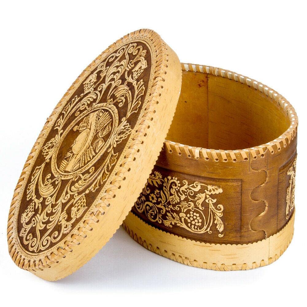 Birch Bark Bread Keeper Box - Natural Wood Bread Storage Container for Freshness | Perfect for Kitchen Countertop, Pantry Organization & Homemade Bread Preservation