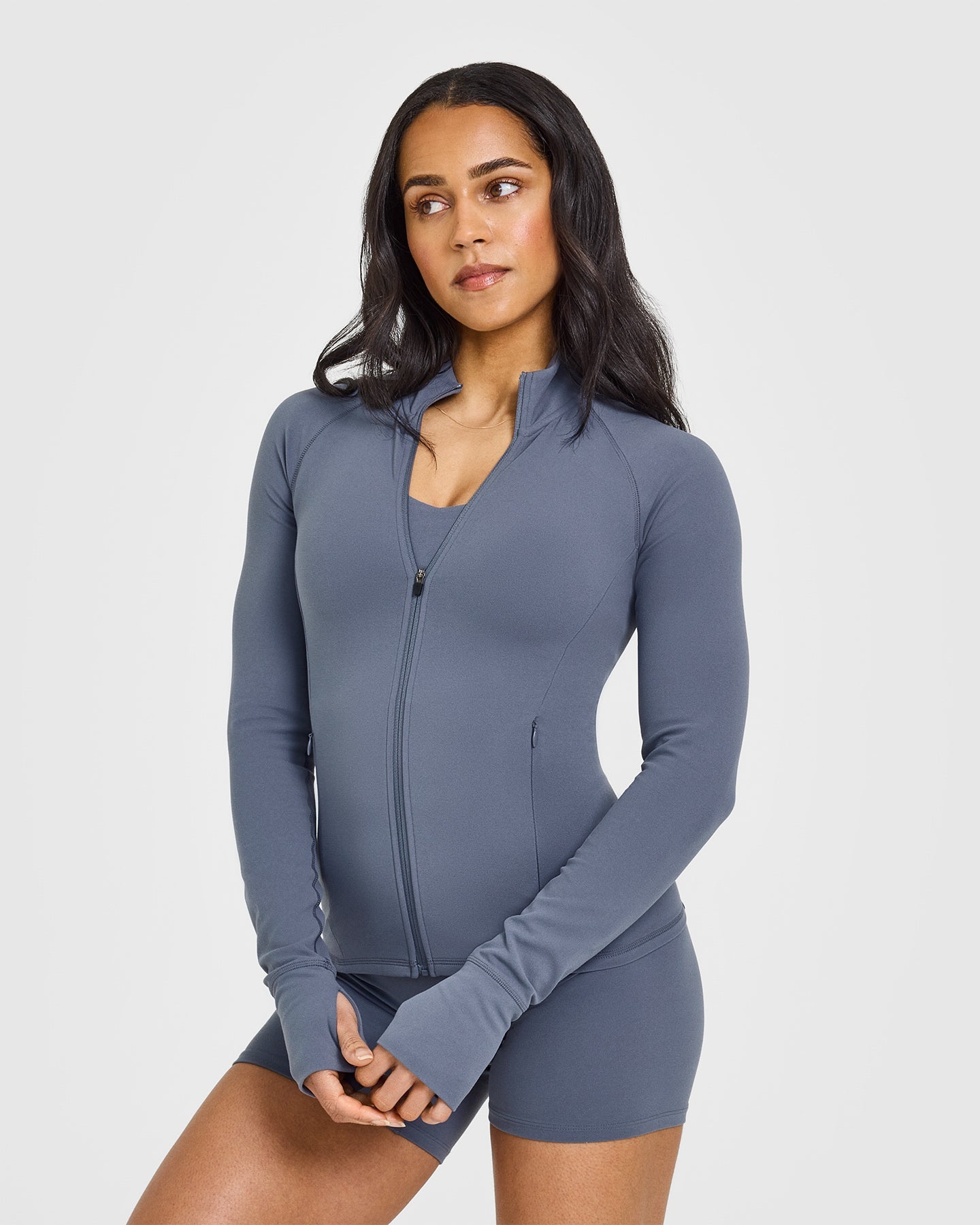 SoftMotion™ Lightweight Jacket for Men & Women - Granite Blue | Comfortable & Stylish Outdoor Wear for Hiking, Travel & Everyday Use