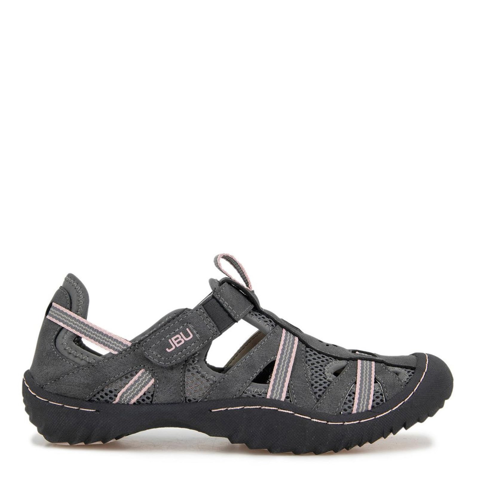 JBU Regional Water Ready Women's Outdoor Comfort Adjustable Closed Toe Water Shoes for Beach, Pool, and Kayaking
