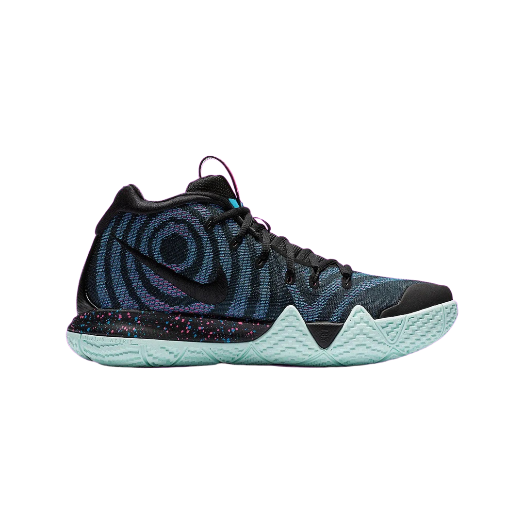 Nike Kyrie 4 80s Decade Pack Basketball Shoes - Black/Laser Fuchsia Retro Style for Men's Court Performance & Streetwear Fashion