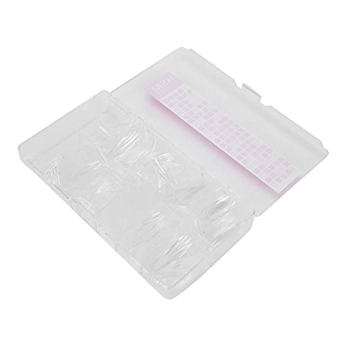 Trapezoid Fake Nails 500Pcs - ABS Safe Wearable Tips for DIY Manicure at Home
