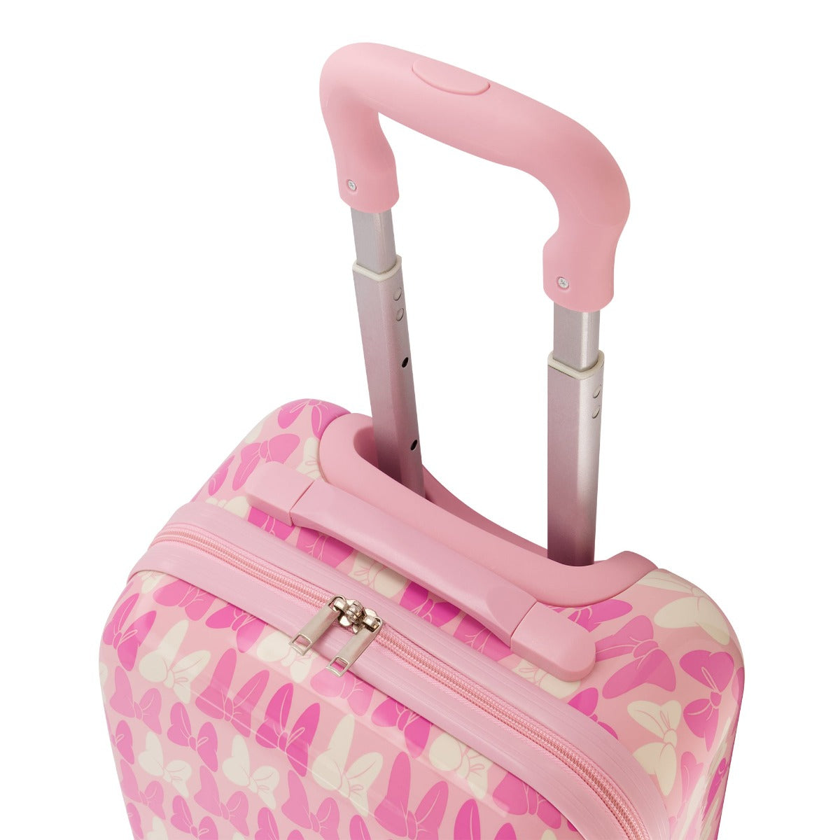 Disney Full Minnie Mouse Bows Print Kids 20.5 Inch Luggage - Perfect for Travel, School Trips & Family Vacations
