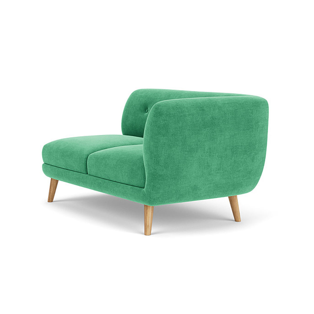 Alfred Fabric Right 2 Seater Modular Sofa - Modern Sectional Couch for Living Room, Lounge & Small Spaces | Comfortable & Stylish Home Furniture