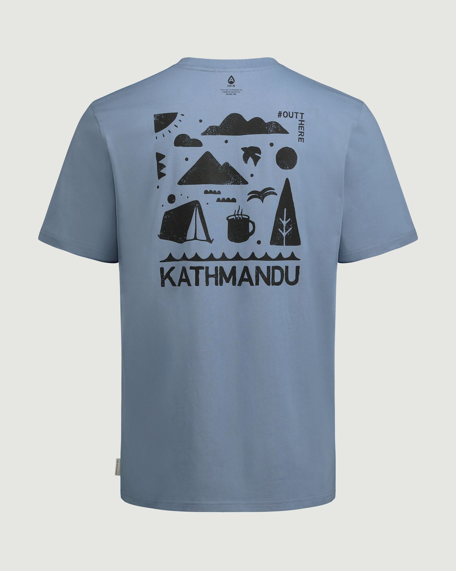 Camp Vibes Men's Organic Cotton T-Shirt - Soft Breathable Tee for Casual Wear & Outdoor Adventures - Perfect for Camping, Hiking & Everyday Comfort
