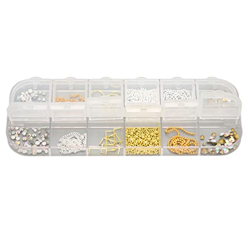 Nail Art Chains & Rhinestones - Various Sizes for Salon & Home DIY