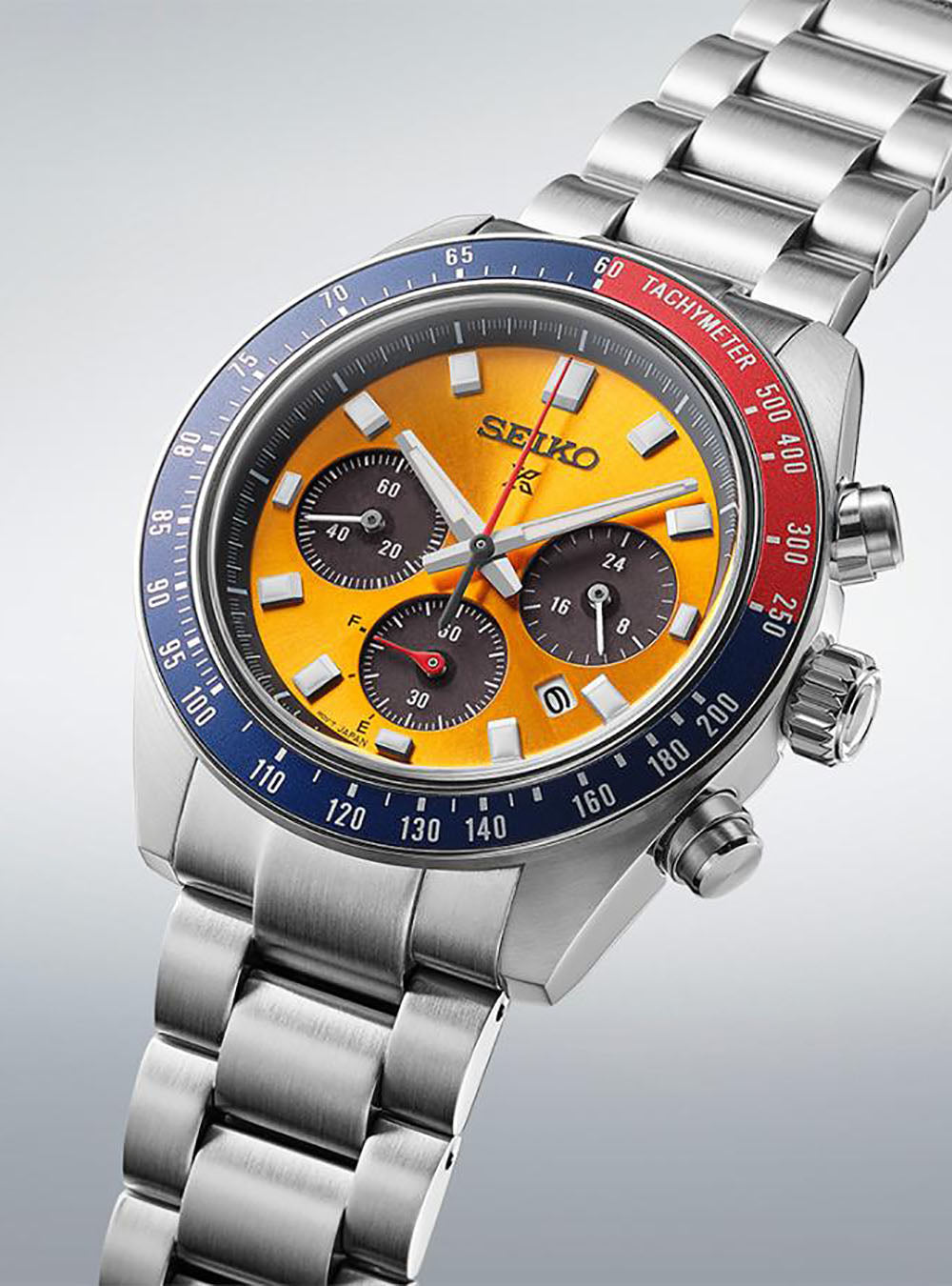 SEIKO Prospex Speedtimer Solar Chronograph Watch SBDL117 / SSC947 - 1969 Reinterpretation, Made in Japan - Perfect for Sports, Racing & Outdoor Adventures