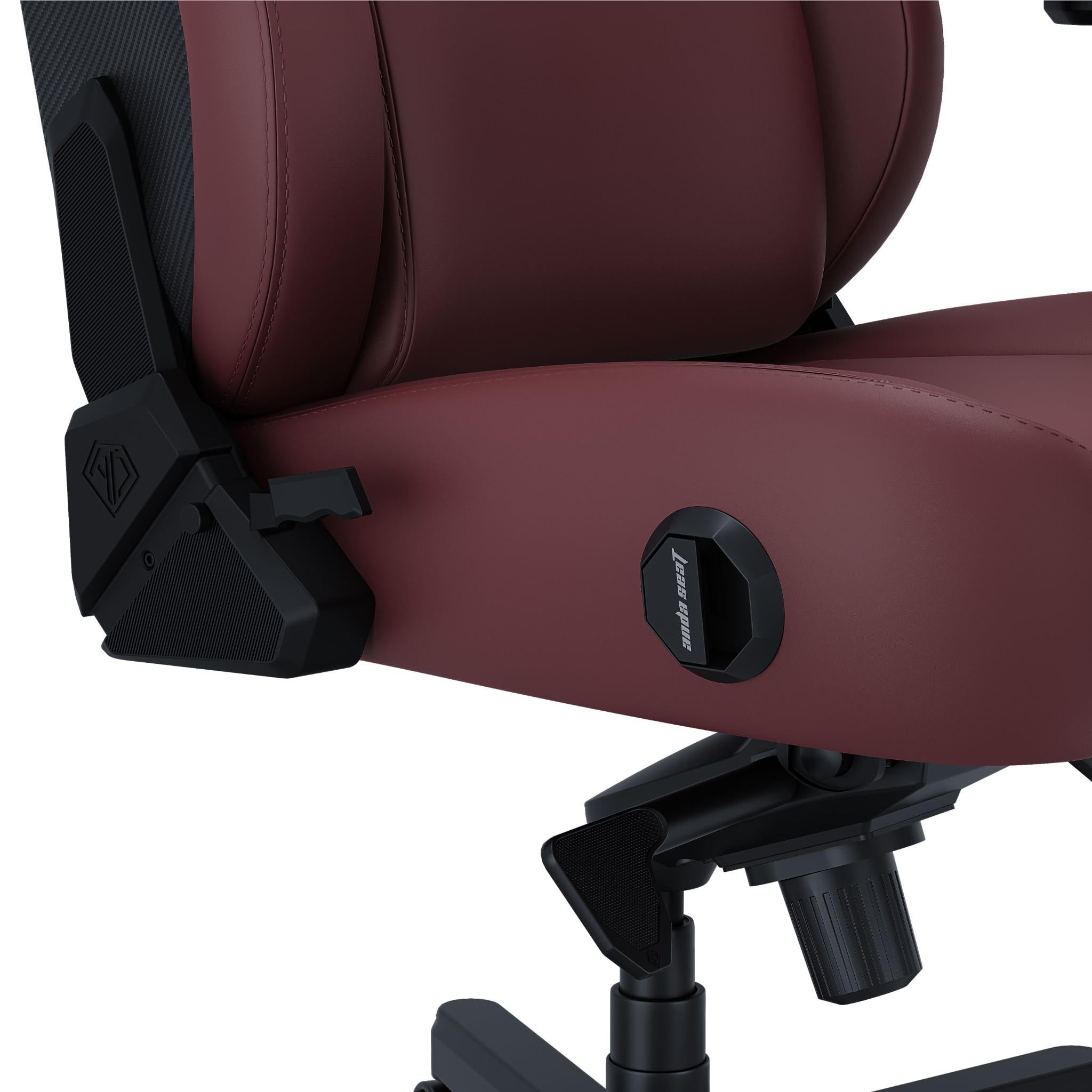 Anda Seat Kaiser 4 Series Premium Gaming Chair - Ergonomic Office Chair with Adjustable Lumbar Support, Classic Maroon (Large) - Perfect for PC Gaming, Home Office & Esports