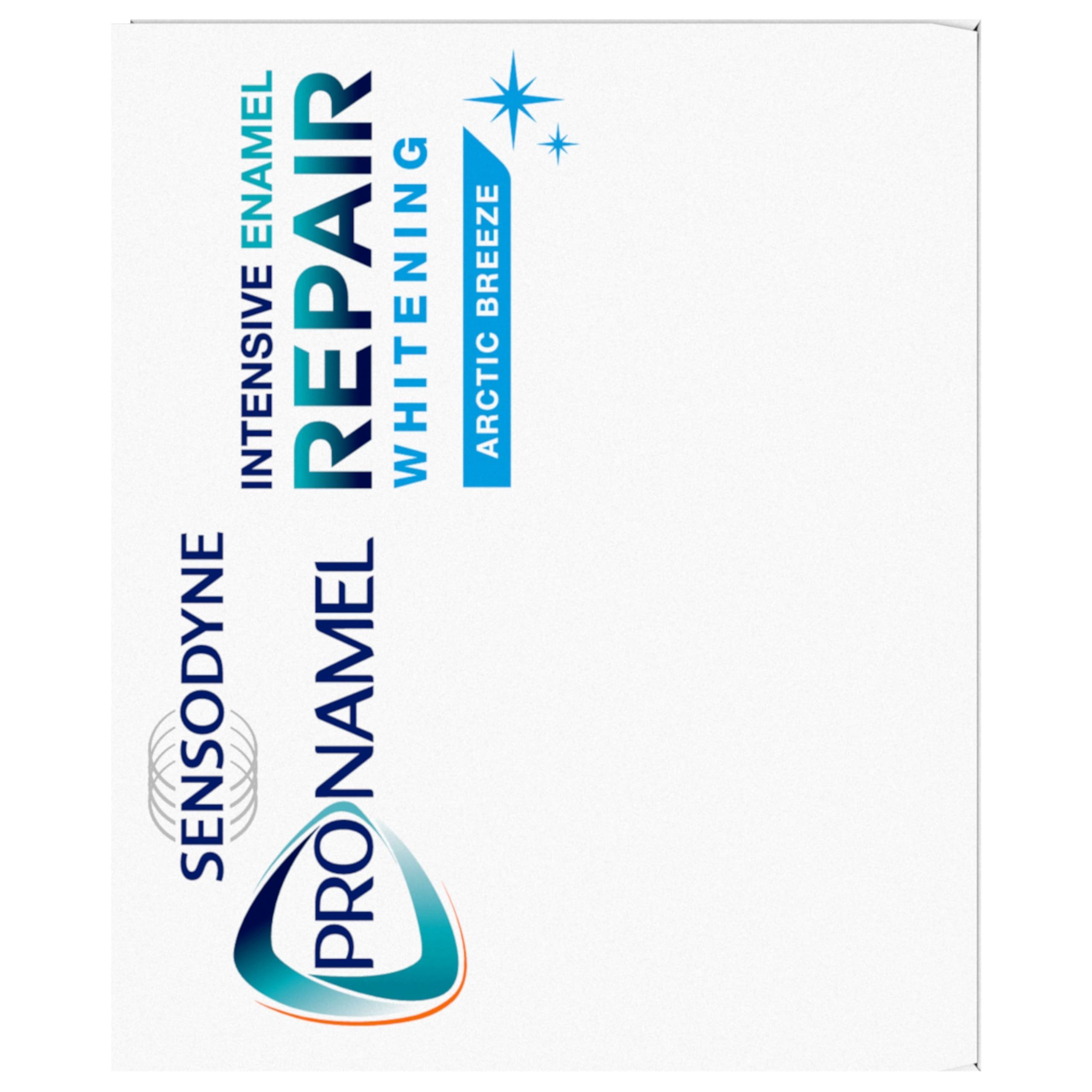 Sensodyne Pronamel Intensive Enamel Repair Toothpaste for Sensitive Teeth - Whitening, Cavity Protection & Enamel Strengthening, Arctic Breeze Flavor, 3.4 oz (Pack of 4) | Ideal for Daily Oral Care & Teeth Whitening at Home