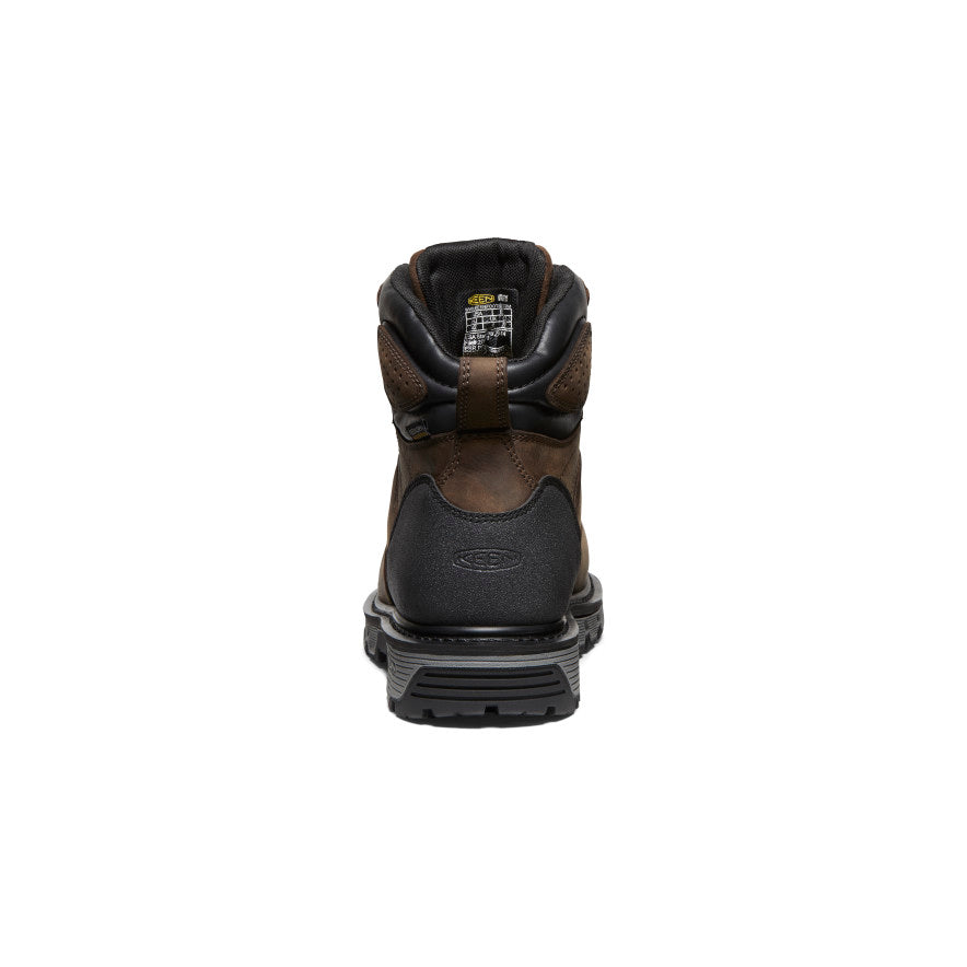 Men's CSA Approved Camden 6 Waterproof Work Boots with Carbon Toe - Dark Earth/Black | Durable Safety Footwear for Construction & Outdoor Work