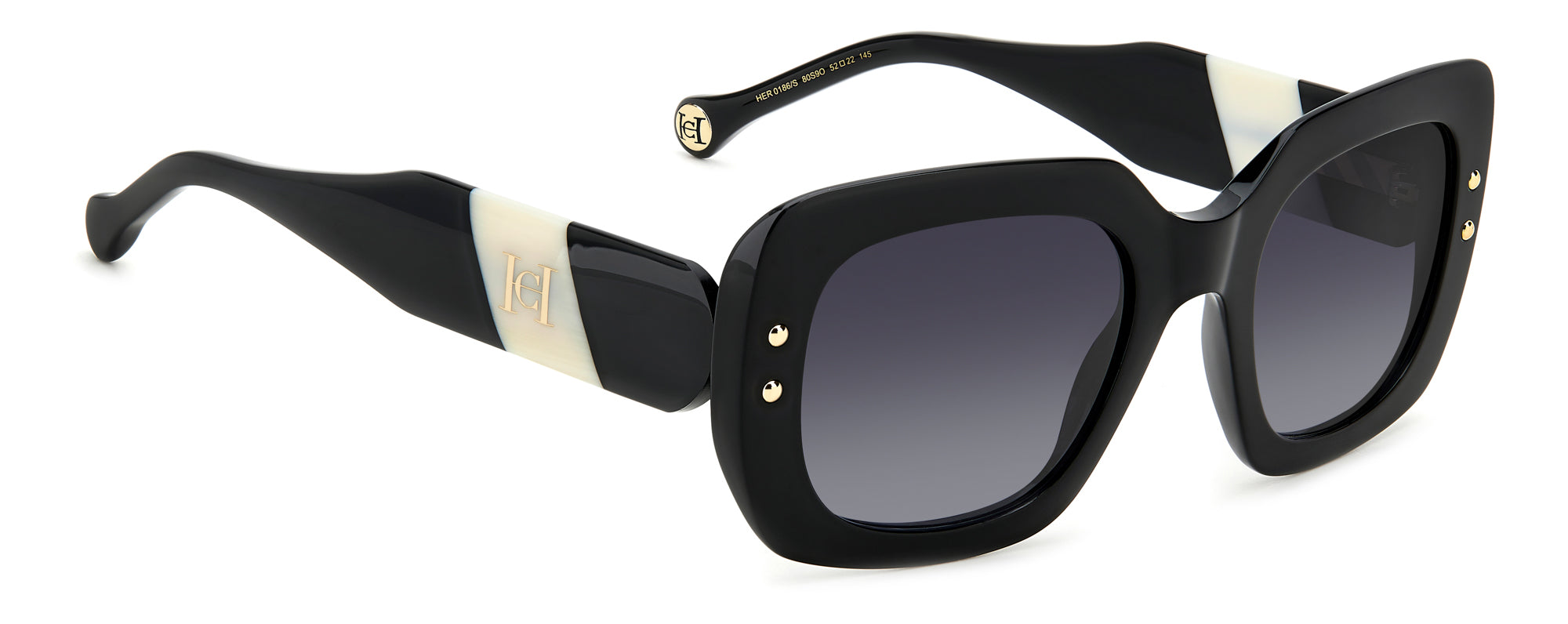 Carolina Herrera HER 0186/S Women's Sunglasses - UV Protection Fashion Shades for Driving, Beach & Outdoor Activities