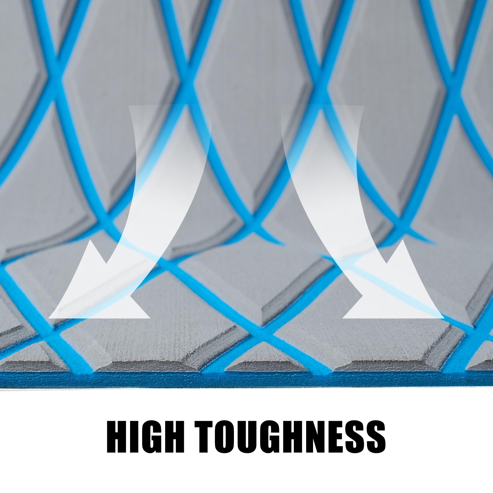Premium EVA Foam Boat Flooring - Non-Slip Marine Decking Mat with Self-Adhesive Backing - Waterproof Boat Floor Covering for Yachts, Motorboats, Kayaks & RVs - Ideal for Wet Deck Protection & Comfort Underfoot