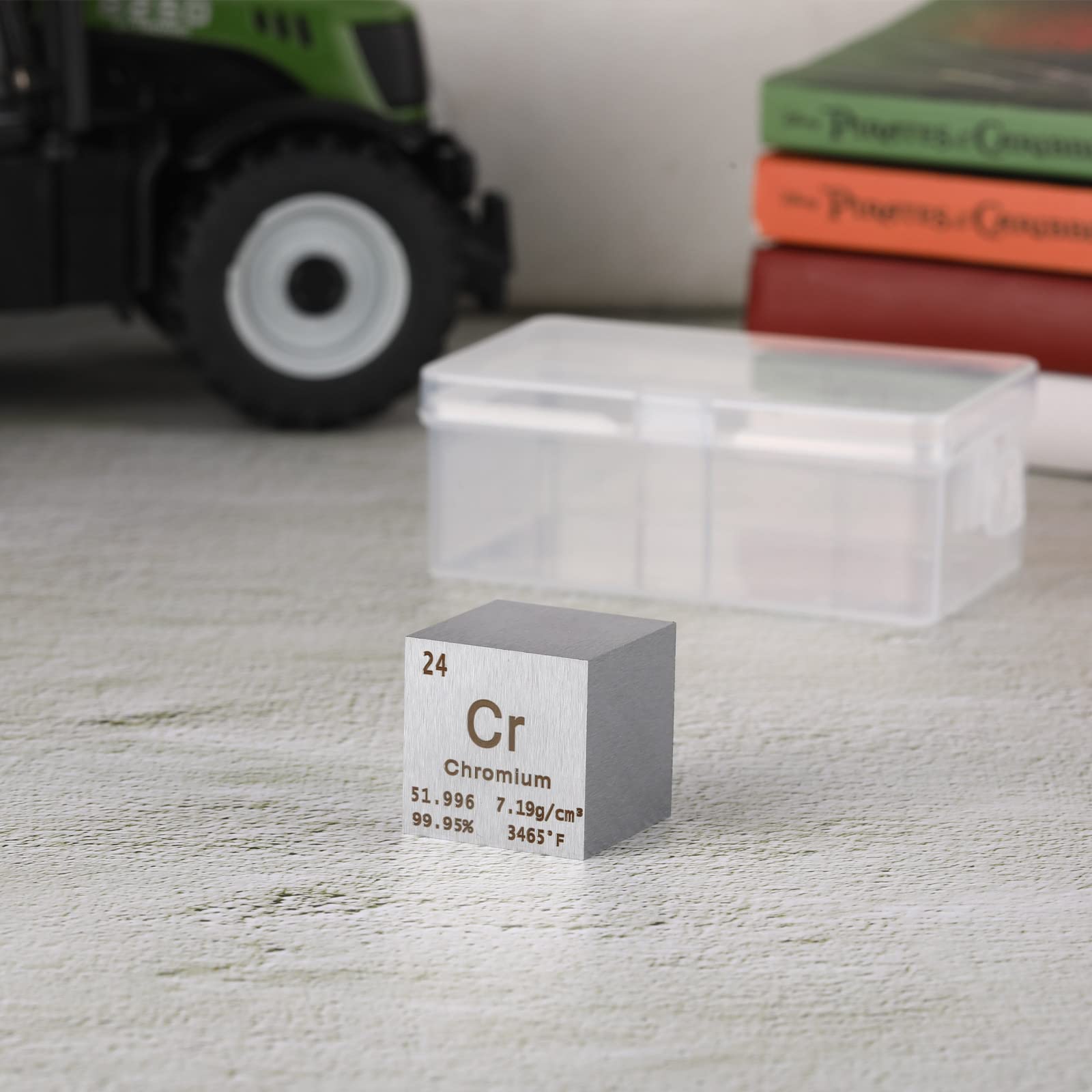 High Density Chromium Cube (1 Inch) - Perfect for Element Collections, Science Lab Experiments & Physics Demonstrations | Great for STEM Education, Classroom Learning & Gift Ideas