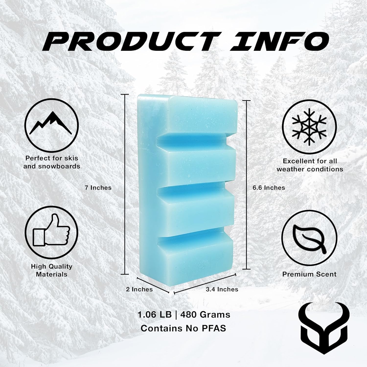 DEMON UNITED USA ICE XL Edition Ski & Snowboard Tuning Kit with Hyper Wax, Hot Wax Iron, Lightning Wax, Base Cleaner & Edge Tuner - Professional Winter Sports Equipment for Ski Maintenance & Performance Enhancement
