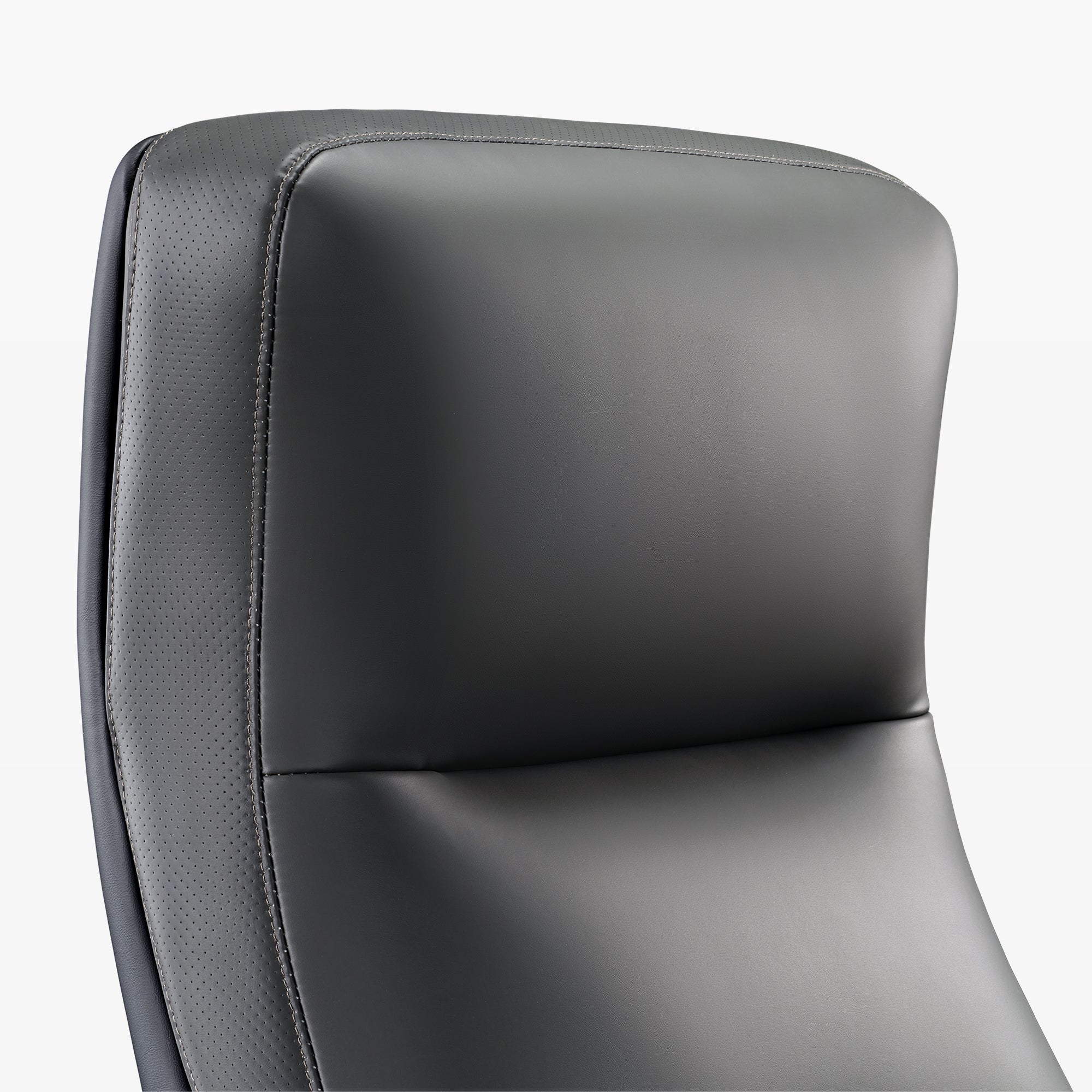 Premium Royal II Ergonomic Office Chair with Silicone & Leather - Adjustable Lumbar Support for Home & Executive Workspaces