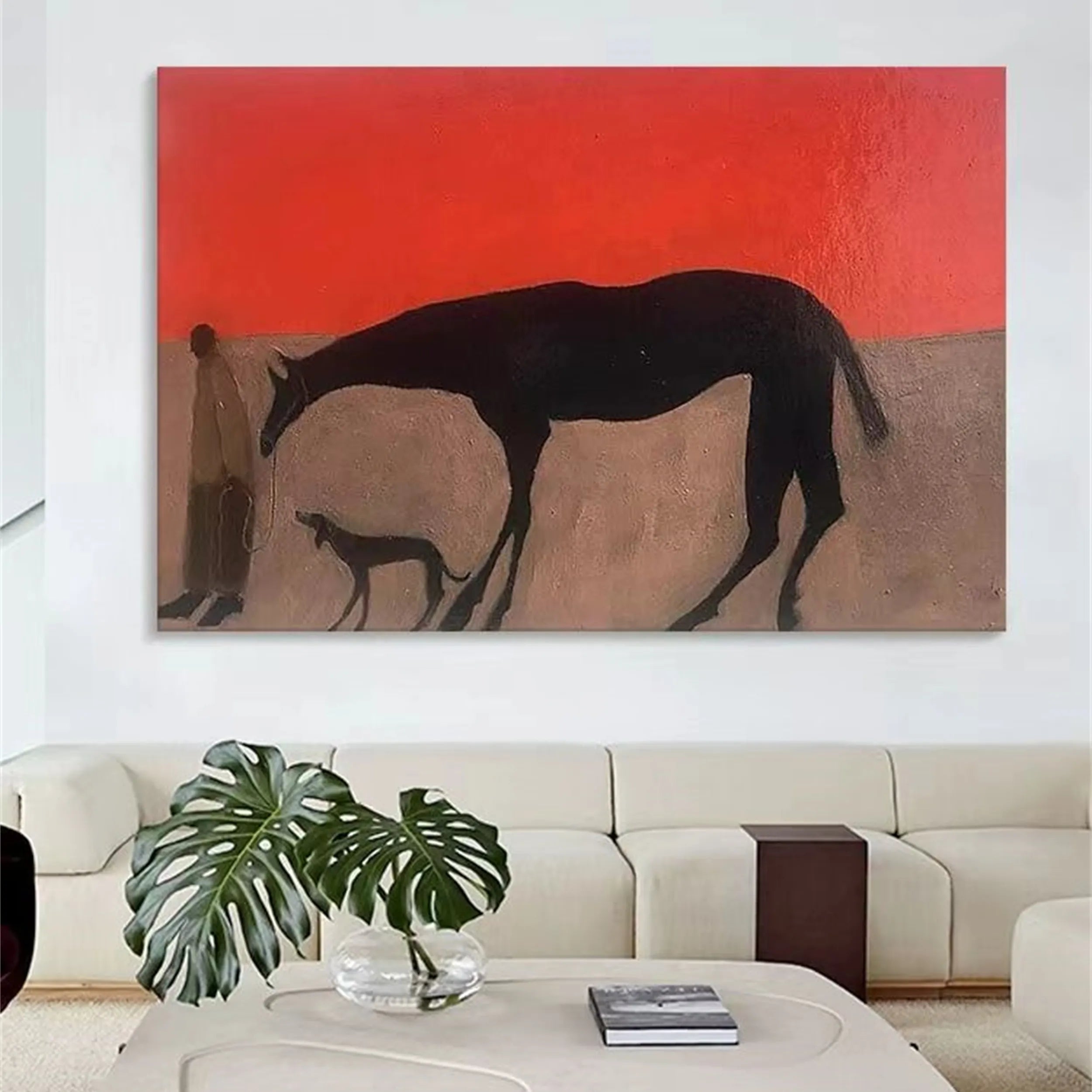 Animal Art Painting #AP025 - Handmade Wildlife Canvas Art for Home & Office Decor | Perfect for Living Room, Bedroom, or Gift