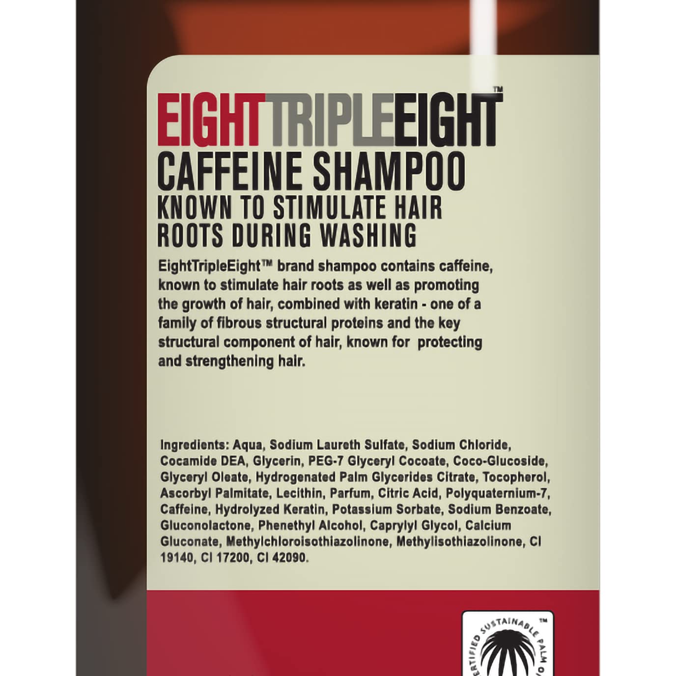 888 Pack of 1 Caffeine Shampoo + 1 Caffeine Conditioner with Keratin - Hair Growth Treatment for Men & Women - Reduces Hair Loss - Perfect for Thinning Hair & Scalp Care - Daily Use for Healthier Hair