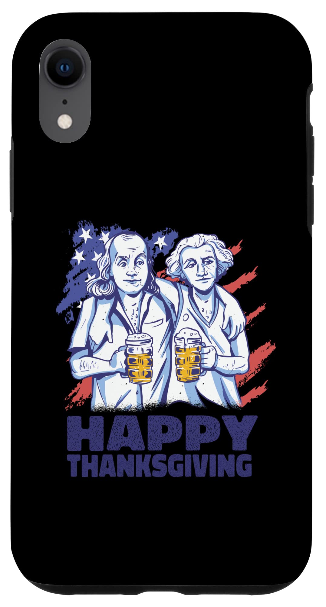 iPhone XR Case - Premium Protective Cover for iPhone XR - Thanksgiving & Presidents Day Themed Design - Perfect for Holidays, Parties & Everyday Use