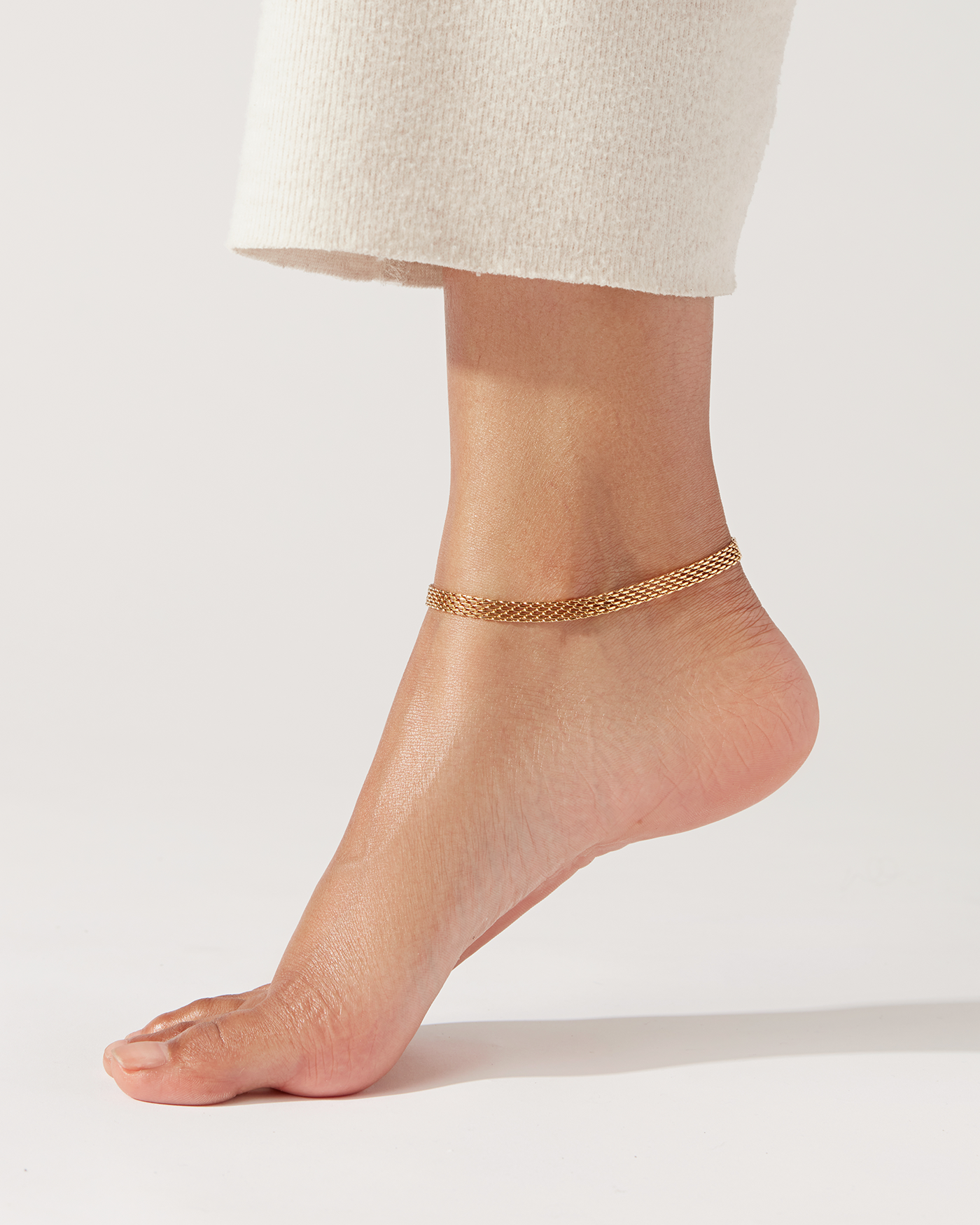 Blythe Gold Anklet - Elegant Adjustable Ankle Bracelet for Women | Perfect for Beach, Summer & Boho Style Outfits