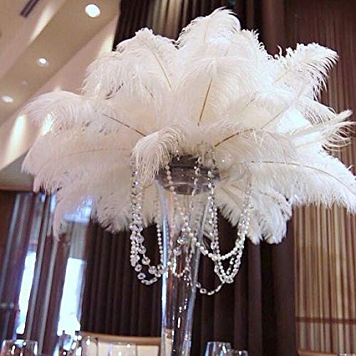 100 Pcs Premium Ostrich Feathers 15-18