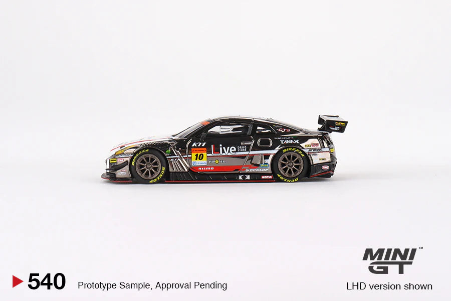 MINIGT 1:64 Scale Nissan GT-R NISMO GT3 #10 TANAX GAINER 2022 Super GT Series Japan Exclusive Black Diecast Model Car - Collectible Racing Toy for Display & Racing Enthusiasts