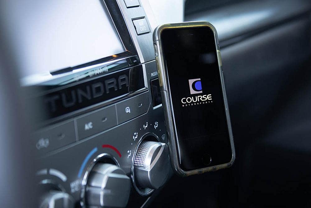 Course Motorsports DirectFit Automatic Gripping Wireless Charger & Phone Holder for Toyota Tundra (2014-2021) - Black | Secure Phone Mount for Off-Roading, Commuting & Hands-Free Driving