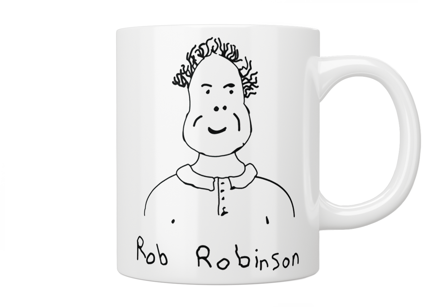 Robinson Mug - Premium Ceramic Coffee Cup with Handle | Perfect for Home, Office & Travel | Ideal for Tea, Coffee & Hot Beverages
