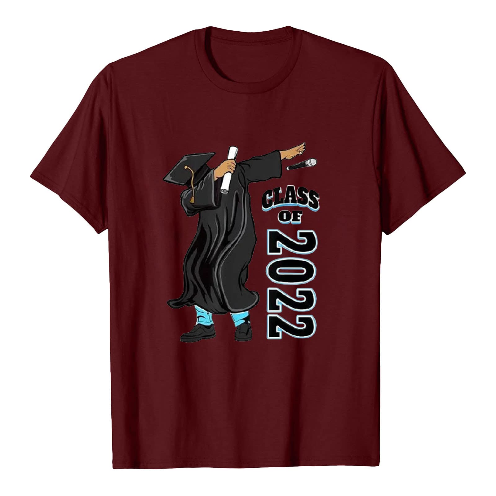 Class of 2022 Graduation T-Shirts for Women - Soft Short Sleeve Graphic Tees - Perfect for Graduation Ceremony, Summer Casual Wear & Homecoming Parties