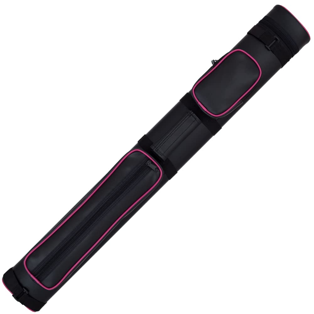 Action Piping ACP22 2x2 Hard Pool Cue Case - Durable Billiard Cue Storage for Professional & Recreational Players - Perfect for Pool Halls, Tournaments & Home Use