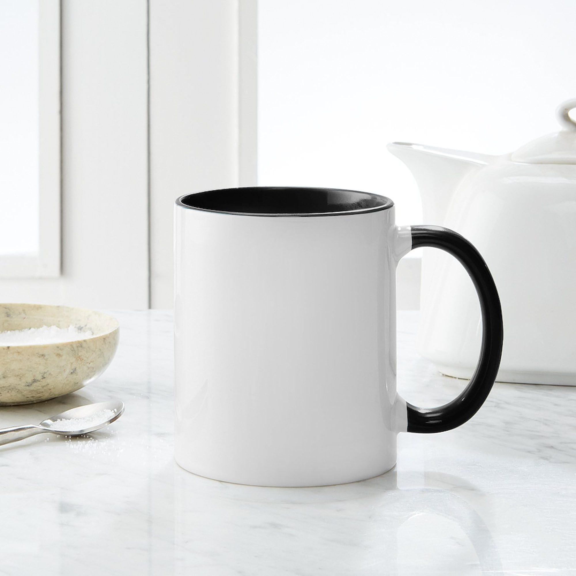 Hot Chocolate Mug 11 oz (325 ml) - Ceramic Coffee Cup with Handle - Perfect for Hot Cocoa, Tea & Coffee - Ideal for Home, Office & Gifts