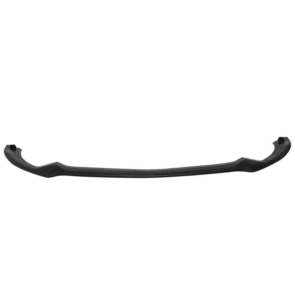 IKON MOTORSPORTS Front Bumper Lip Spoiler for 2015-2017 Ford Mustang | Factory Style PU Polyurethane Unpainted Splitter | Enhances Aerodynamics & Sporty Look for Street Racing & Car Shows