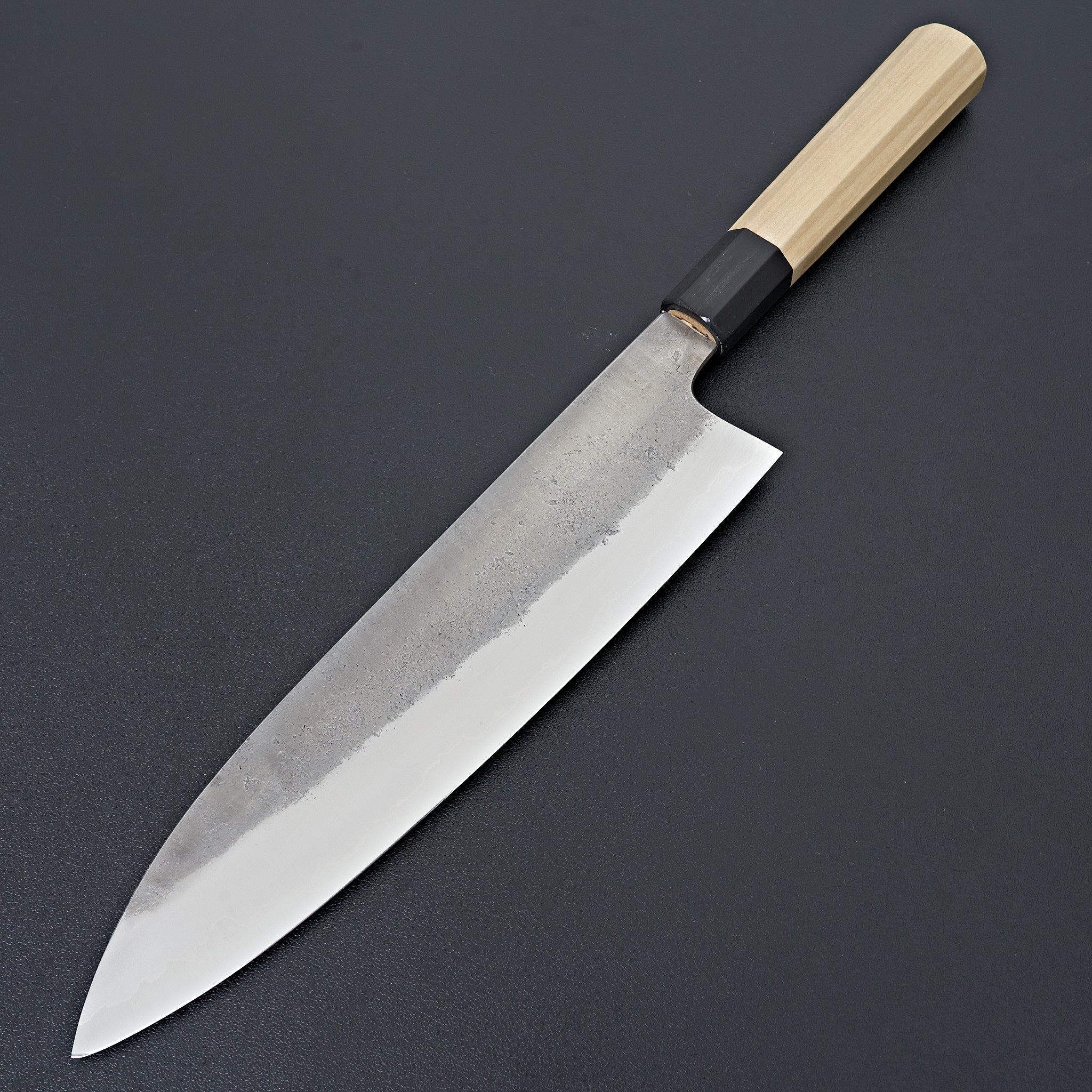 Premium Kikumori Nashiji Blue #2 Gyuto Japanese Chef Knife 240mm - Perfect for Sushi, Meat Slicing & Professional Kitchen Use