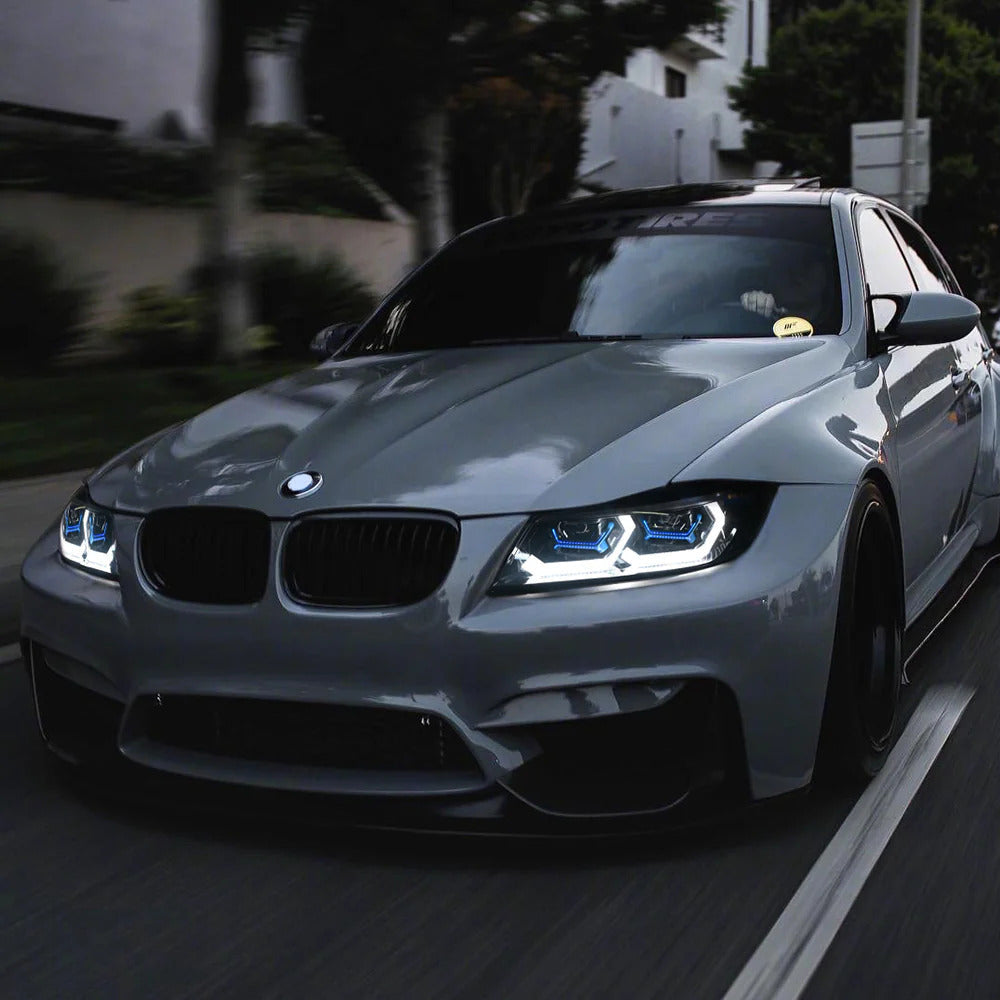2005-2012 BMW 3 Series E90 LED Headlights - Bright White Xenon Style Replacement Bulbs for Improved Night Visibility | Perfect for Daily Commuting & Night Driving