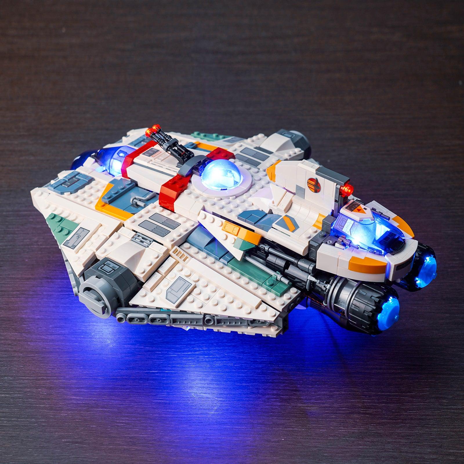 LEGO Star Wars Ghost & Phantom II (75357) Lighting Kit - LED Light Set for Building Blocks - Enhance Your LEGO Display for Home Decor & Collectibles