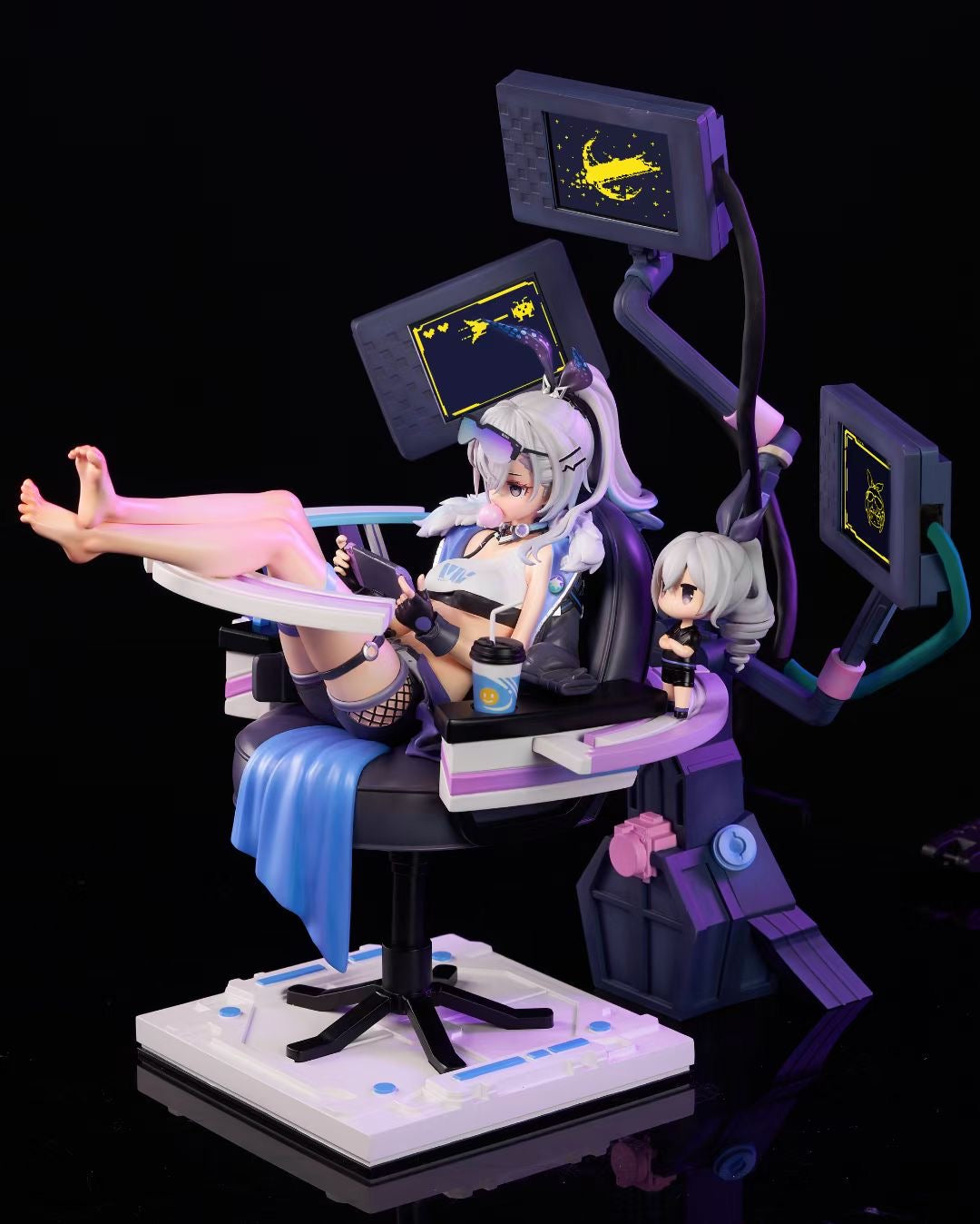 Honkai: Star Rail Silver Wolf Figure - Mi Yin Studio Collectible Anime Character Statue for Gaming & Display | Perfect for Anime Fans, Cosplay Props, and Home Decor