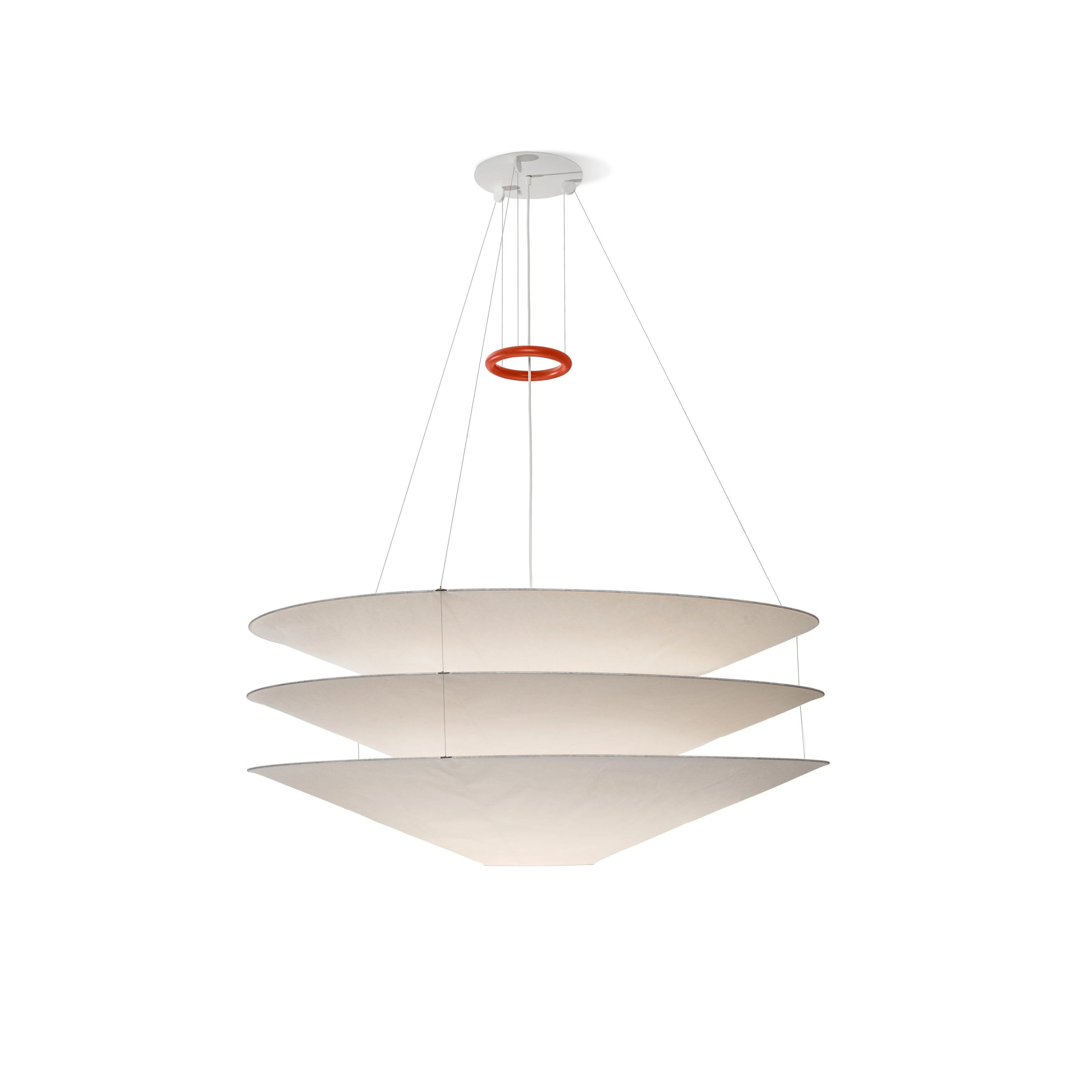 Modern Floating Pendant Lamp - Adjustable Hanging Light Fixture for Living Room, Bedroom, Dining Room - Perfect for Home Decor, Indoor Lighting, and Creating Ambient Atmosphere