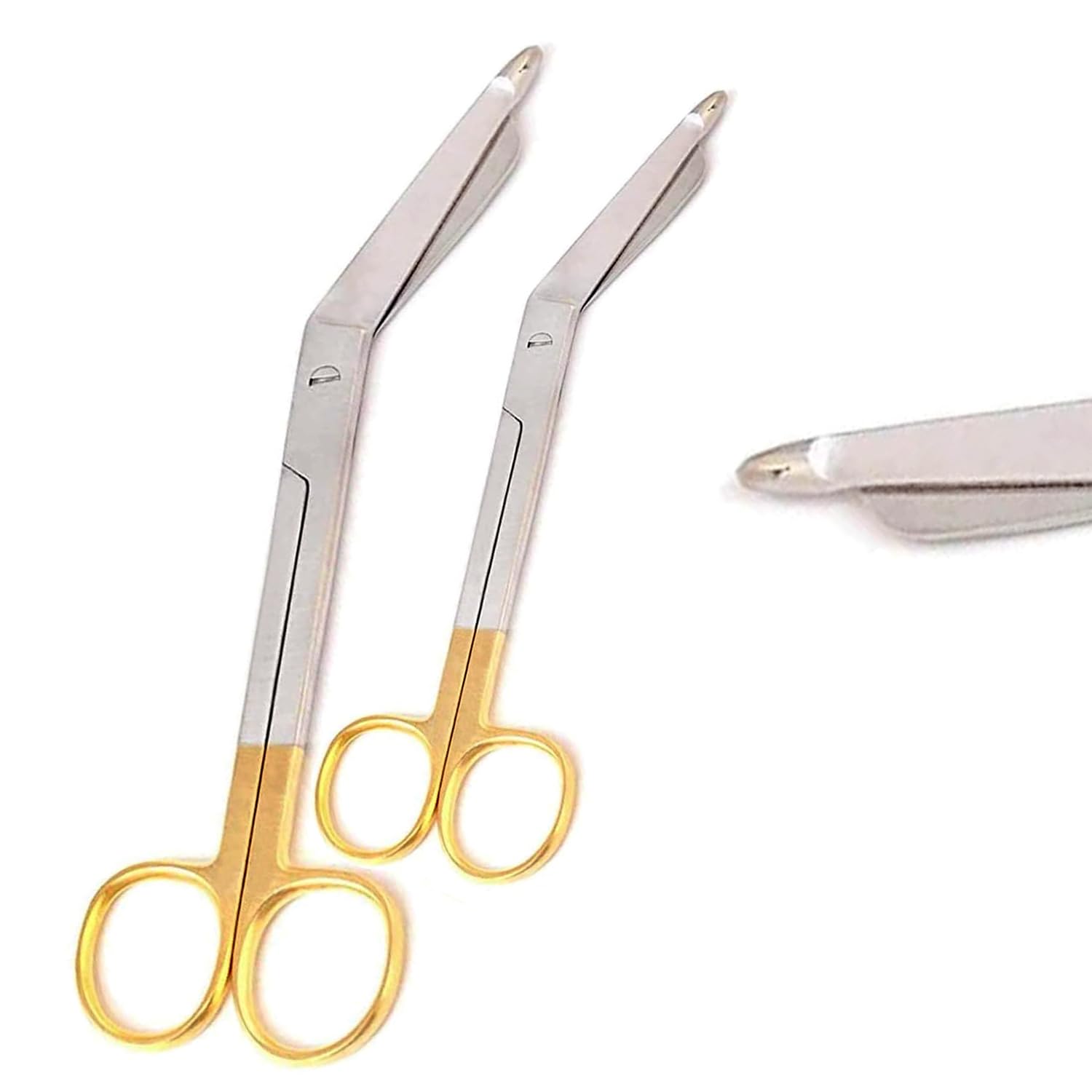 Premium O.R Grade Gold Bandage Scissors 3.5