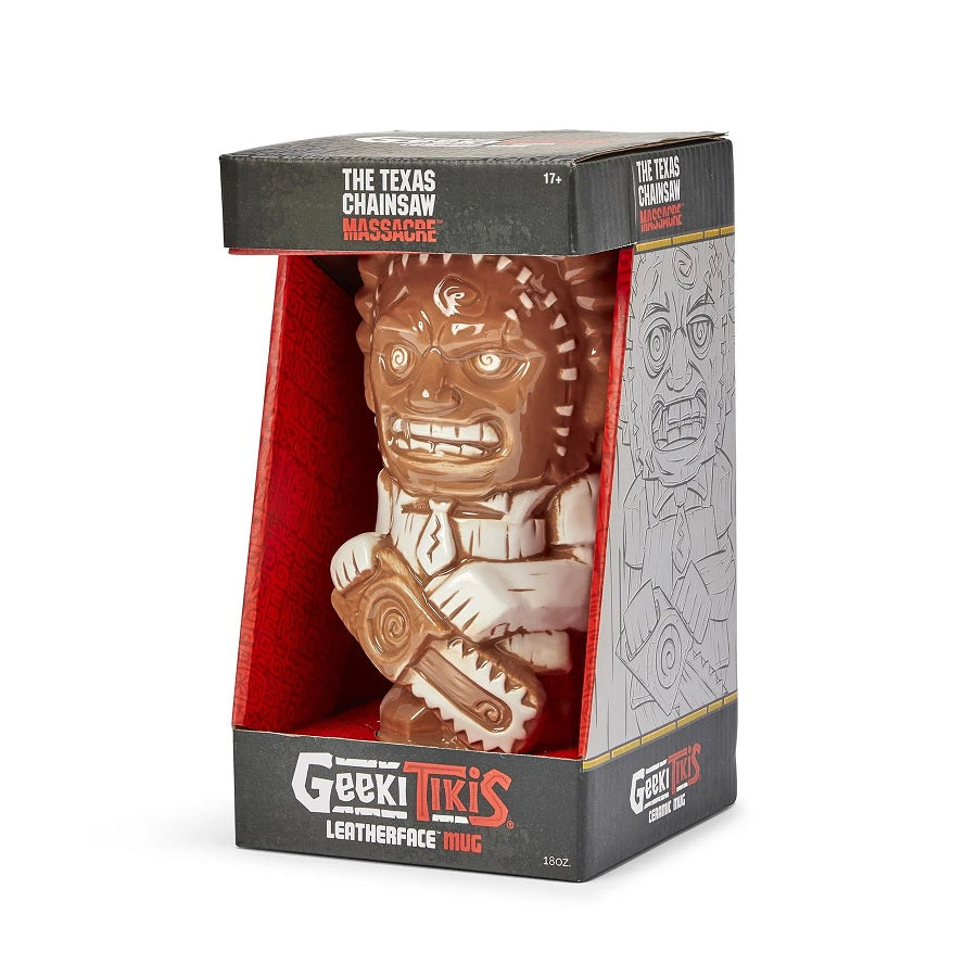Texas Chainsaw Massacre Leatherface Geeki Tikis Horror Movie Mug - Perfect for Halloween Parties & Horror Fan Gifts