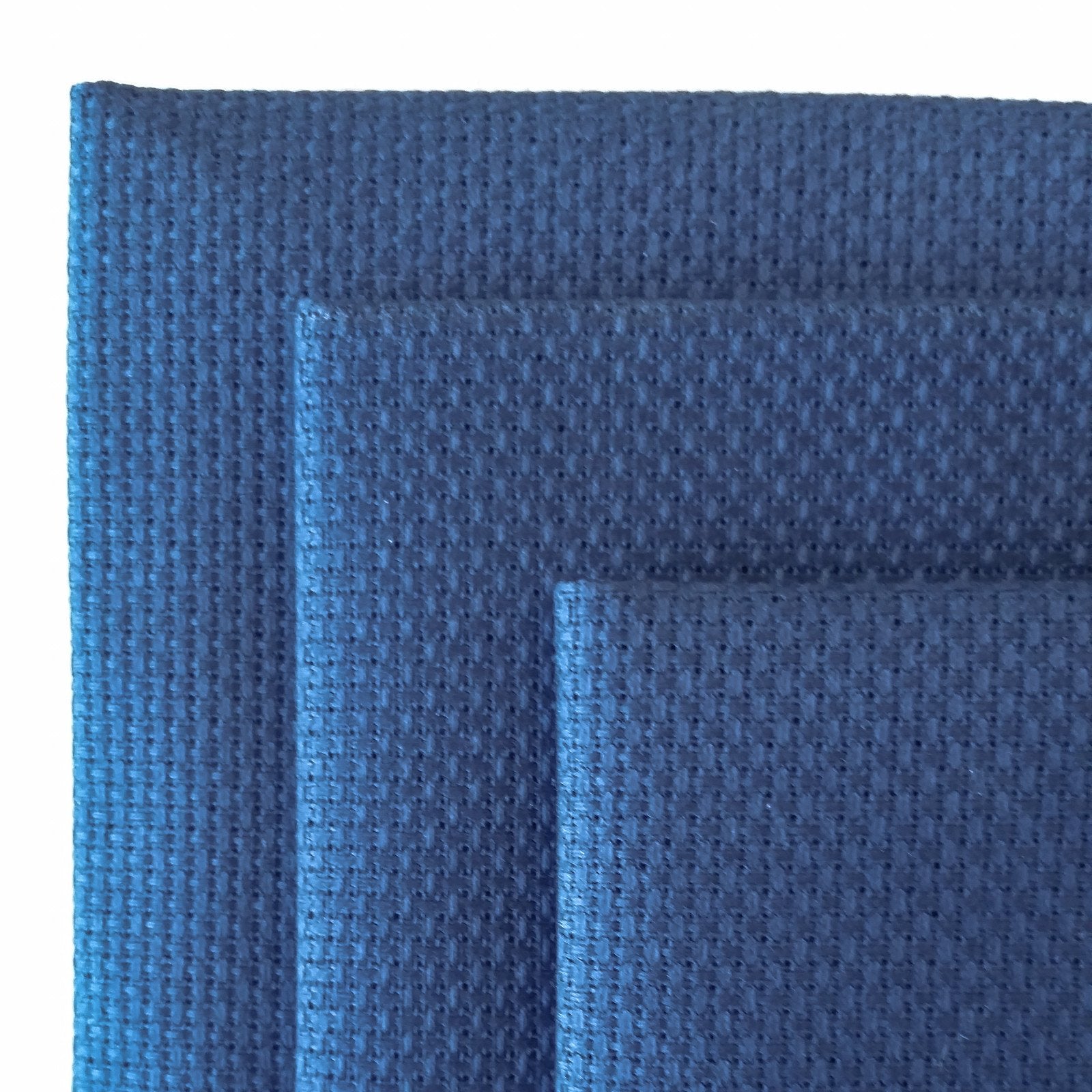 Premium Navy Blue Aida Cross Stitch Fabric - 14 Count Evenweave for Embroidery Projects | Perfect for DIY Needlework, Handmade Gifts & Home Decor Crafts