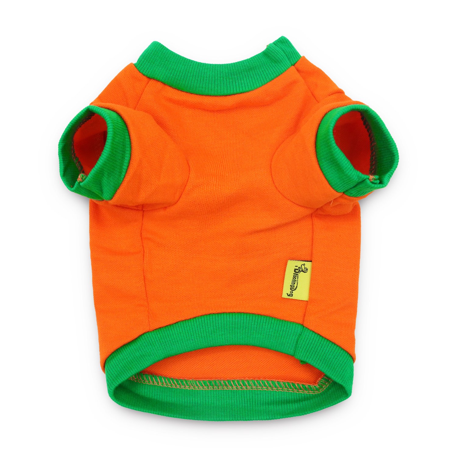 DroolingDog Halloween Dog Costume - Pumpkin Head T-Shirt for Small & Large Dogs | Green Pet Apparel for Halloween Parties & Pet Photo Shoots