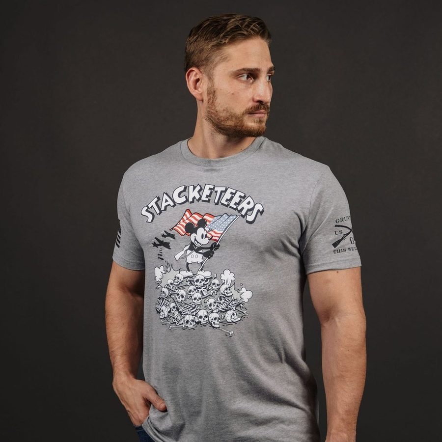 Stacketeers Premium Cotton T-Shirt for Men & Women - Dark Heather Gray | Comfortable Casual Wear for Everyday Outfits & Street Style