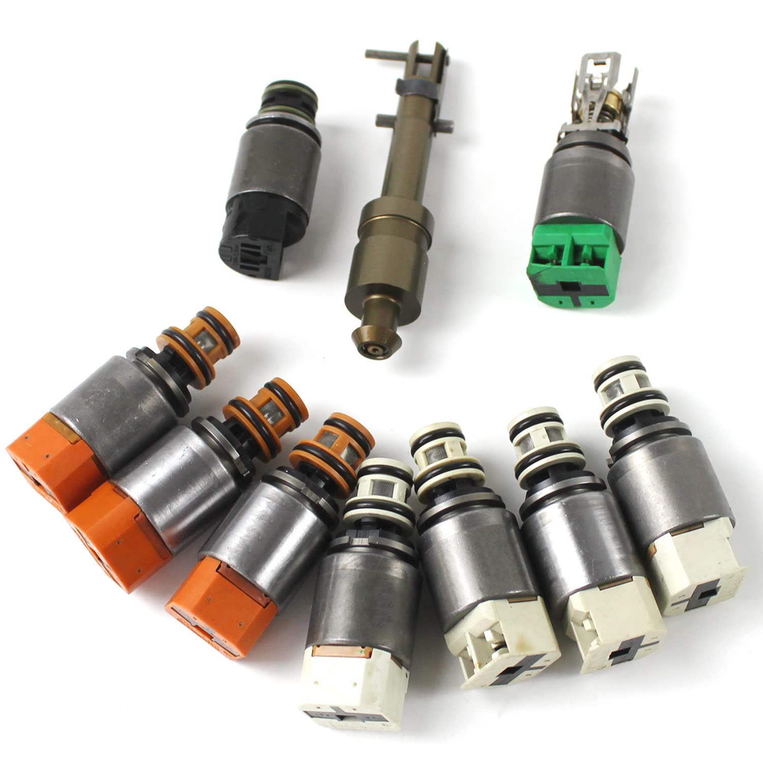9Pcs 8HP45 8HP70 8HP90 Transmission Solenoid Kit 1087-298-388 - Compatible with 8HP45/8HP70/8HP90 8-Speed Mechatronics Transmission - Replacement Solenoid Pack with 3-Month Warranty - Perfect for BMW, Audi, Mini, Land Rover Transmission Repairs